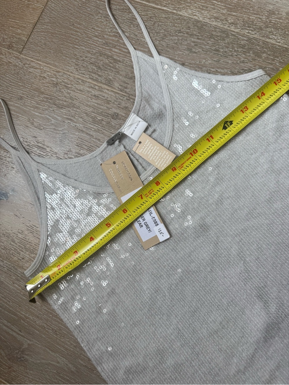 NWT Chan Luu Sequin Embellished Top Cami - Picture 10 of 10
